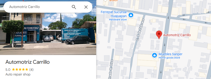 Autmotriz Carrillo Mapa Link